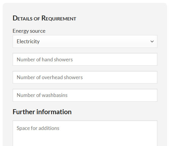 Inquiry Hotel Water and Energy Saving Calculation