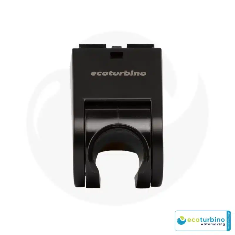 Support de douche - Support mural de douche | Support mural pour salle de bain et douche par ecoturbino® | noir