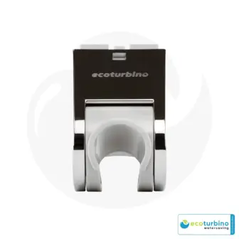 Soporte de ducha - Soporte de pared para ducha | Soporte de pared para baño y ducha by ecoturbino® | plata