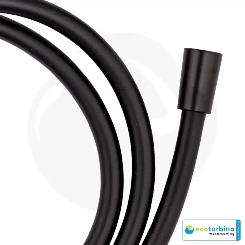 Manguera de ducha | Manguera de ducha de mano | Manguera de repuesto para la cabina de ducha by ecoturbino® | negro