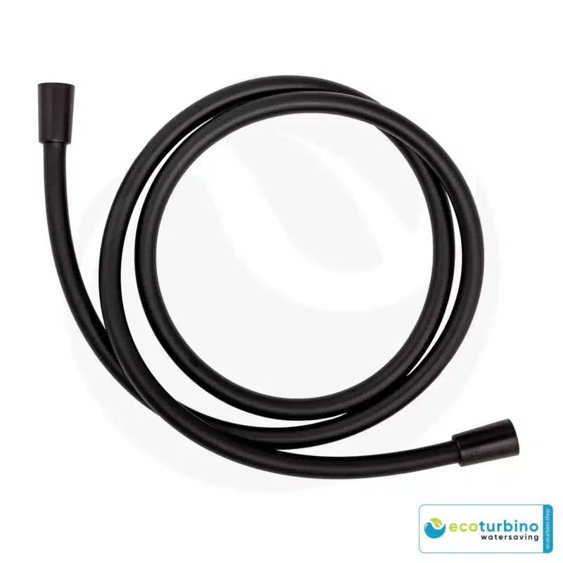 Manguera de ducha | Manguera de ducha de mano | Manguera de repuesto para la cabina de ducha by ecoturbino® | negro