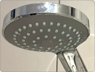 Shower head limescale symbol