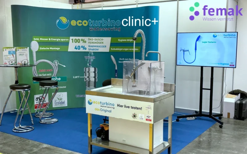 ecoturbino clinic+ | Legionellen Filter Duschsystem