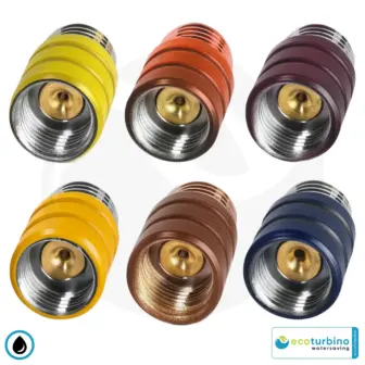 Adaptateur d'économie d'eau Deluxe Custom ecoturbino | couleurs RAL